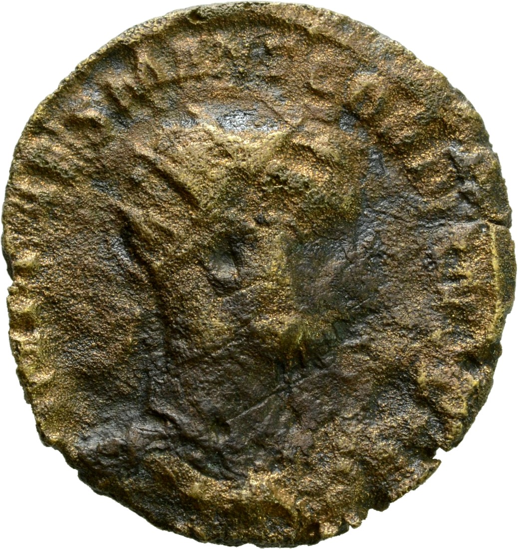 RIC IV Gordian III 273C Gordian III obverse, Bust of Gordian III, radiate, draped, cuirassed, right