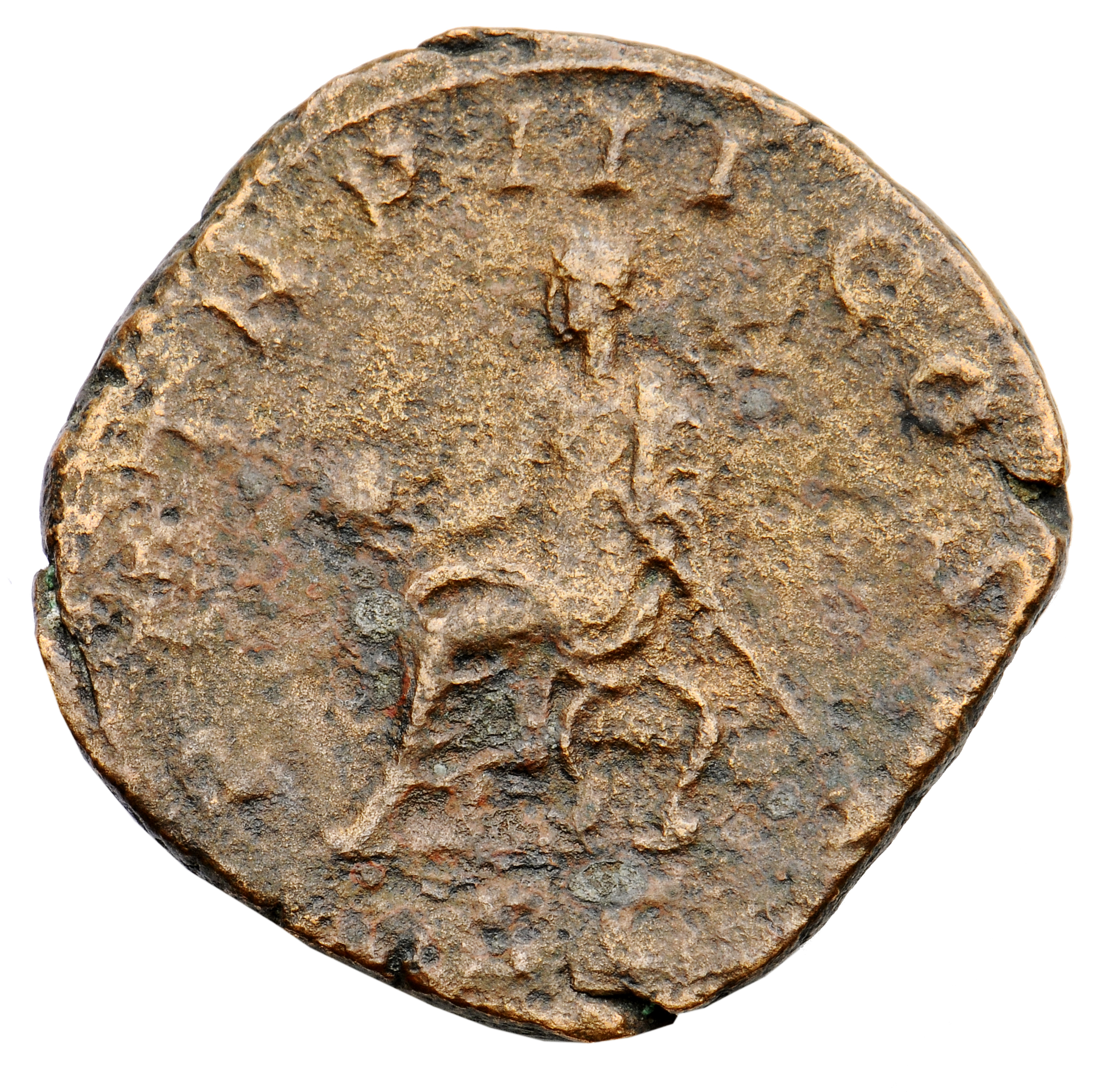 RIC IV Gordian III 294A Gordian III reverse, Gordian III, laureate, togate, seated left on curule chair, holding globe in ...