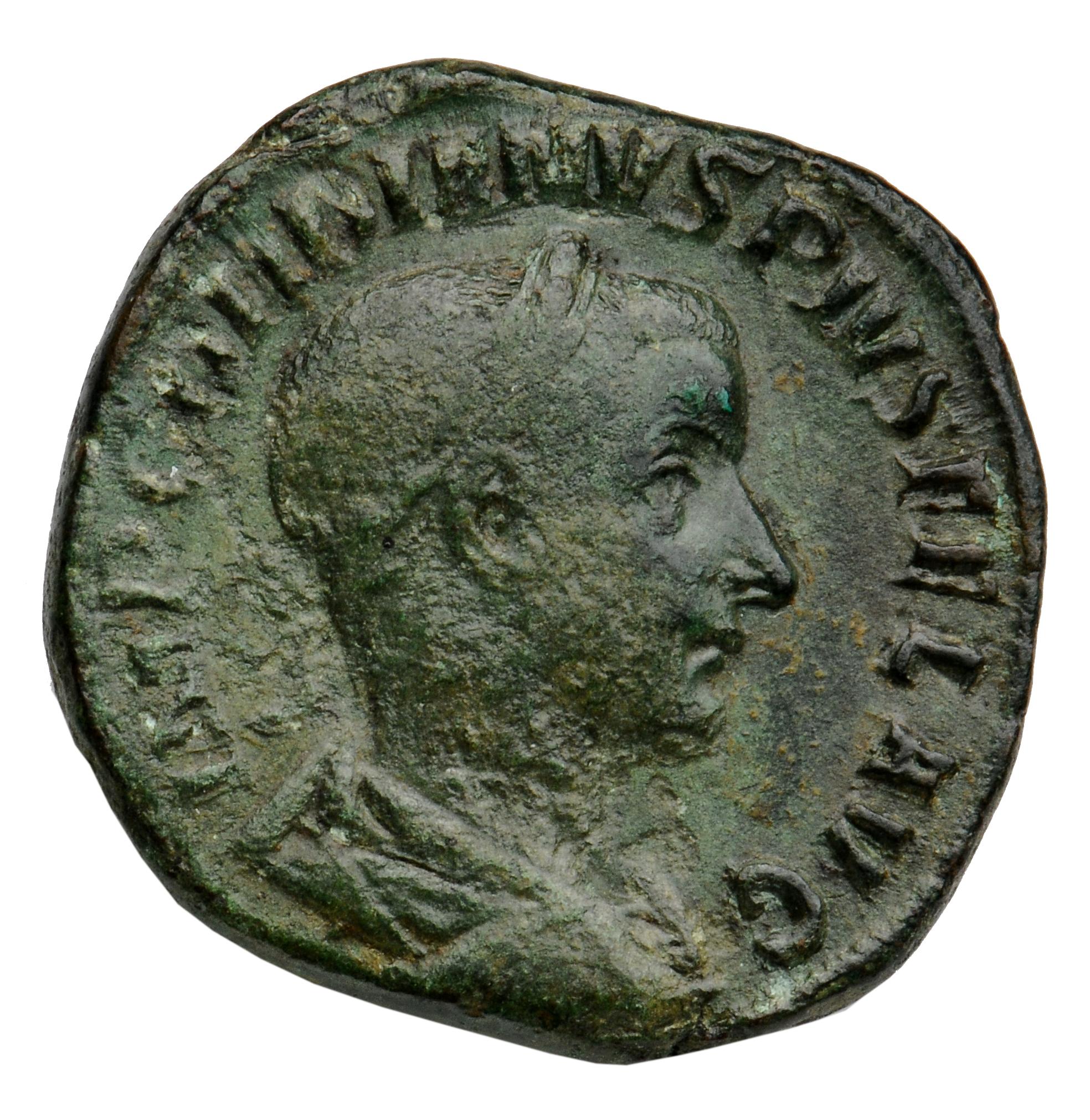RIC IV Gordian III 301A Gordian III obverse, Bust of Gordian III, laureate, draped, cuirassed, right
