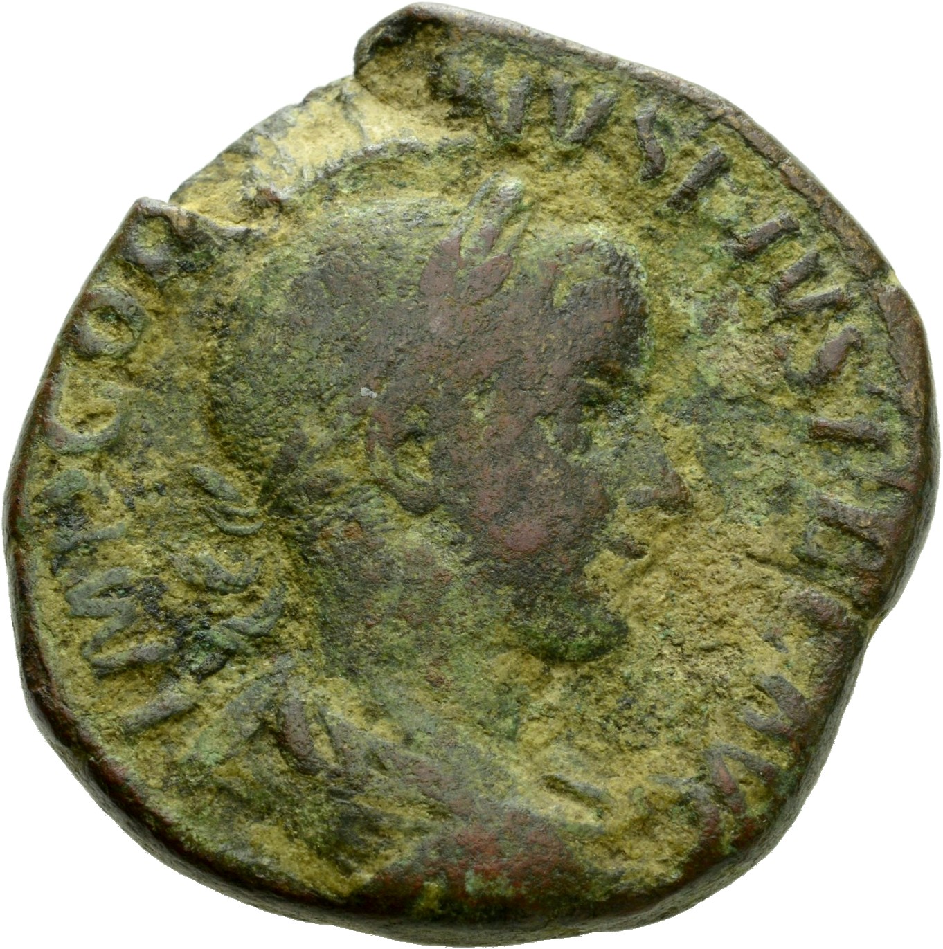 RIC IV Gordian III 310A Gordian III obverse, Bust of Gordian III, laureate, draped, cuirassed, right