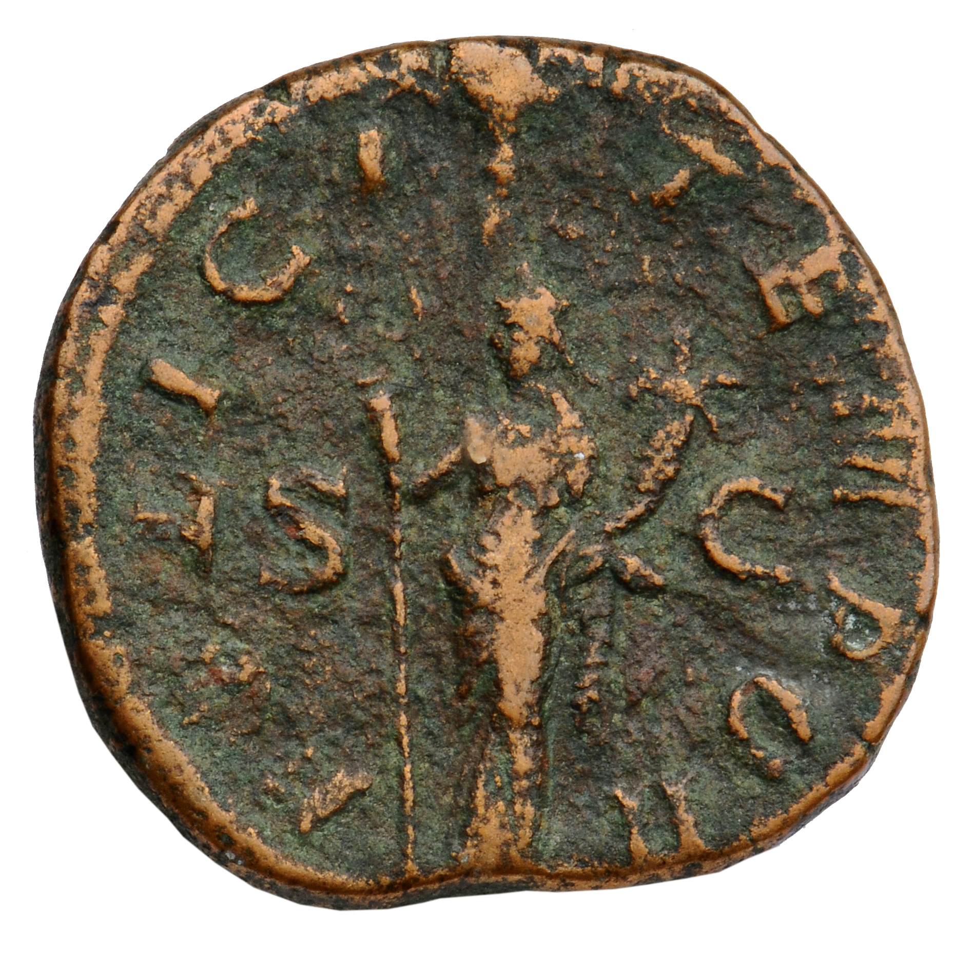 RIC IV Gordian III 328A Gordian III reverse, Felicitas, draped, standing left, holding long caduceus in right hand and cor...