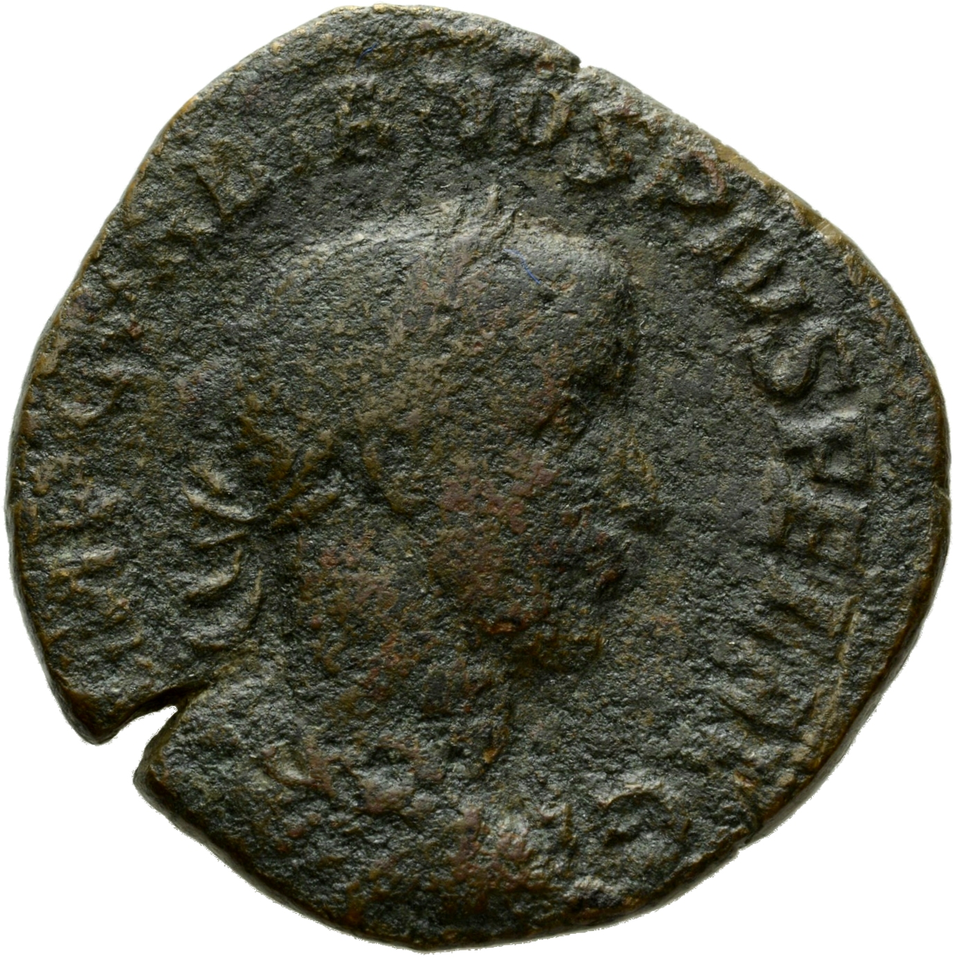 RIC IV Gordian III 335A Gordian III obverse, Bust of Gordian III, laureate, draped, cuirassed, right