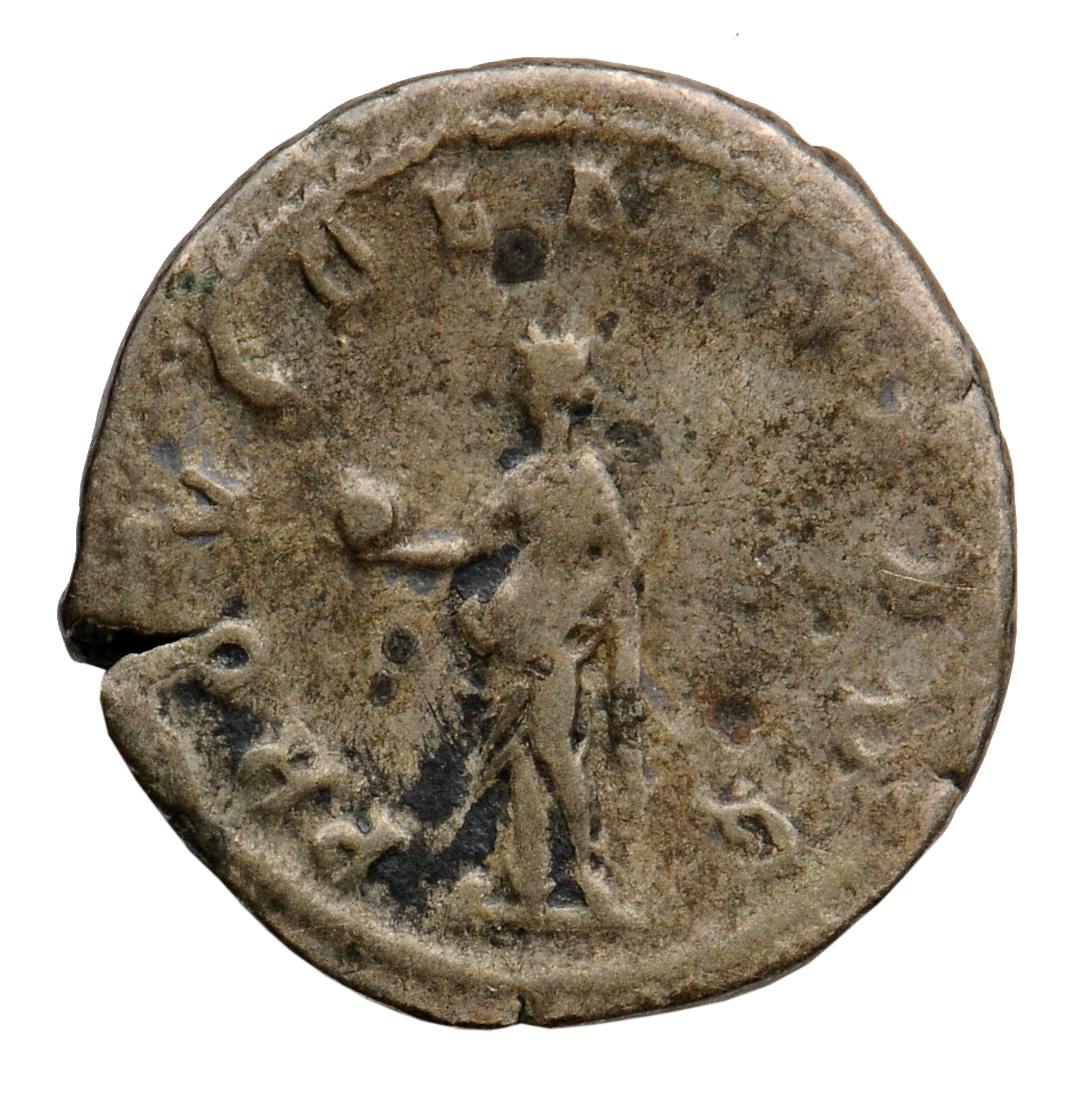 RIC IV Gordian III 4 Gordian III reverse, Providentia, draped, standing front, head left, holding globe in extended right ...