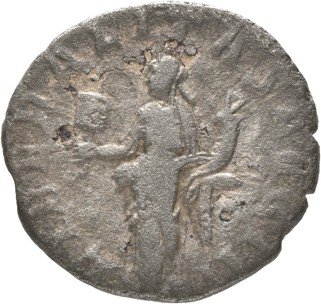 RIC IV Gordian III 67 Gordian III reverse, Liberalitas, draped, standing front, head left, holding abacus in right hand an...