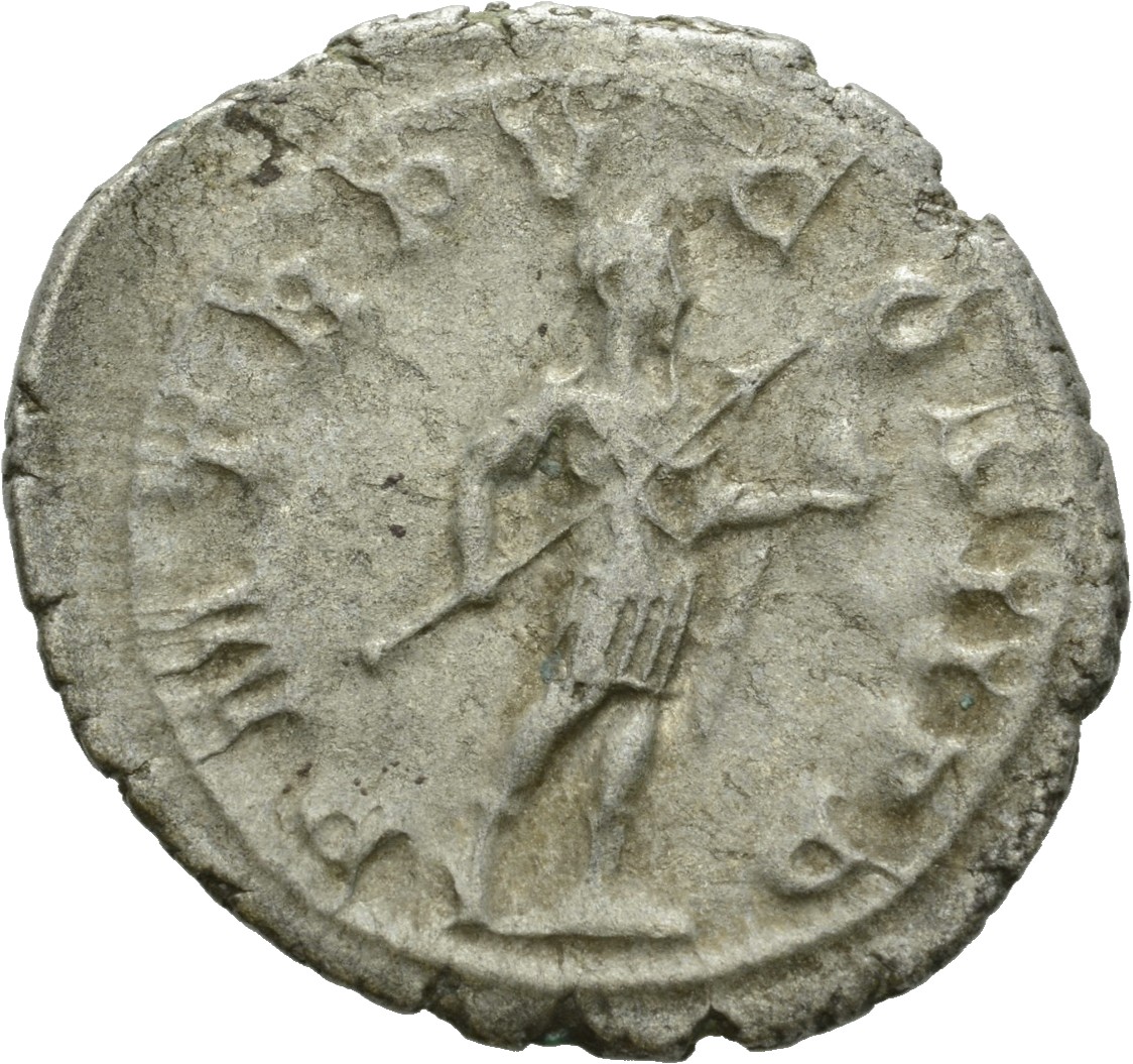 RIC IV Gordian III 93 Gordian III reverse, Gordian III, in military attire, standing right, holding transverse spear in ri...
