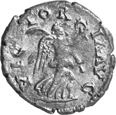 RIC IV Jotapianus 1 Jotapianus reverse, Victory, winged, draped, advancing right, holding wreath and palm