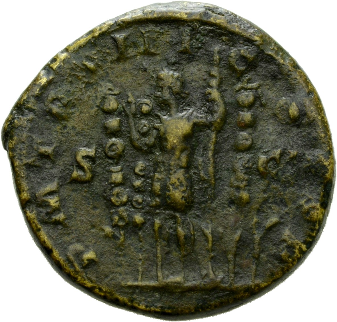 RIC IV Maximinus Thrax 103 Maximinus Thrax reverse, Maximinus Thrax, in military attire, standing left, raising right hand...