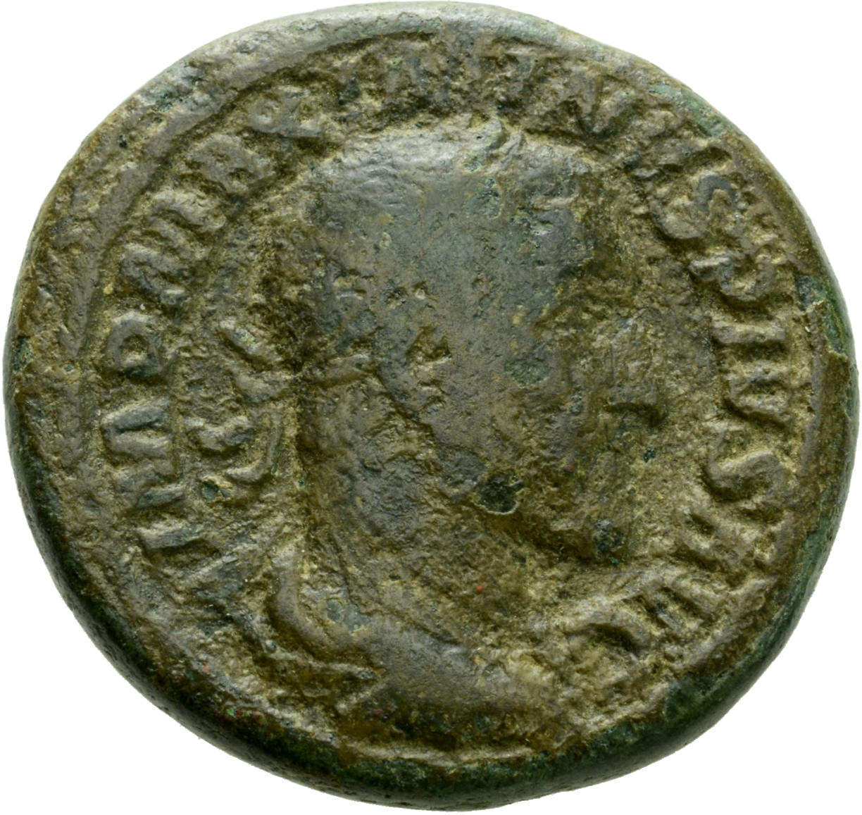 RIC IV Maximinus Thrax 69 Maximinus Thrax obverse, Bust of Maximinus I, laureate, draped, cuirassed, right