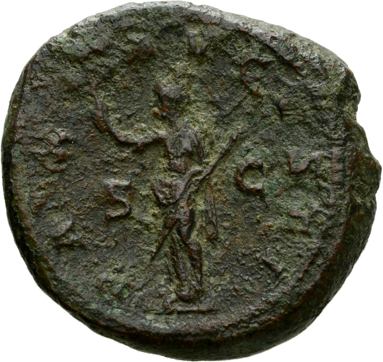 RIC IV Maximinus Thrax 83 Maximinus Thrax reverse, Pax, draped, standing left, holding branch in extended right hand and t...