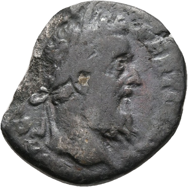 RIC IV Pertinax 10A (denarius) Pertinax obverse, Head of Pertinax, laureate, right