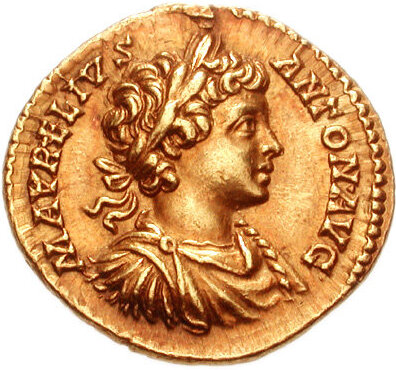 RIC IV Pertinax 17 Pertinax obverse — Head of Pertinax, laureate, right