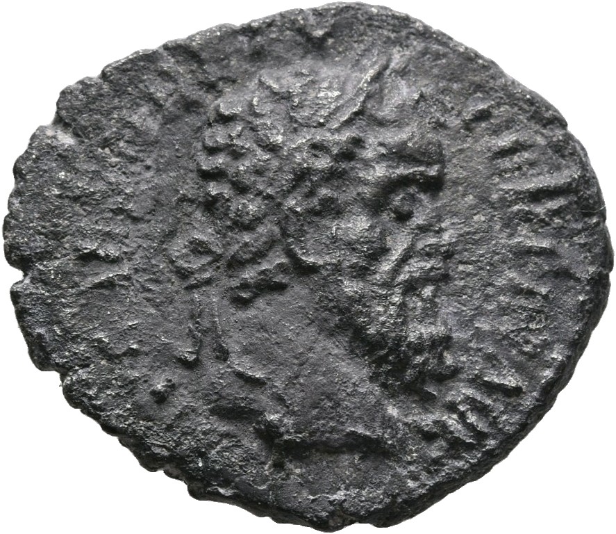 RIC IV Pertinax 4a (denarius) Pertinax obverse, Head of Pertinax, laureate, right