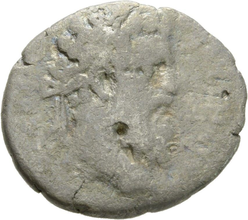 RIC IV Pertinax 8 Pertinax obverse, Kopf des Pertinax mit Lorbeerkranz nach r.