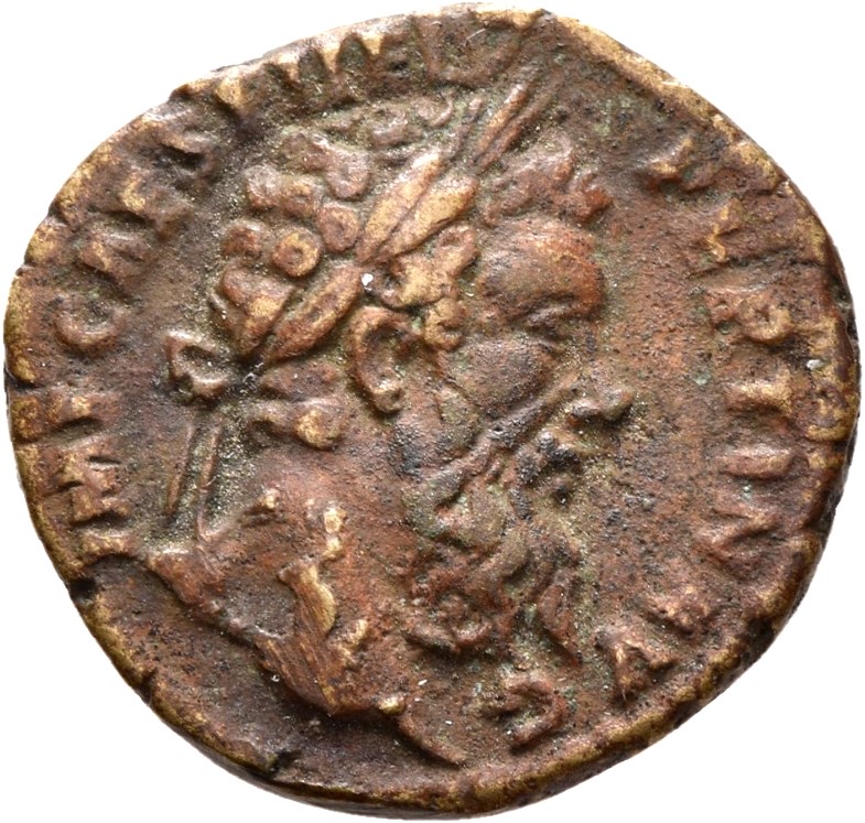 RIC IV Pertinax 8A Pertinax obverse, Head of Pertinax, laureate, right