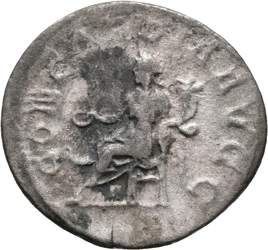 RIC IV Philip I 129 Philip The Arab reverse, Concordia, draped, seated left, holding patera in right hand and cornucopiae ...