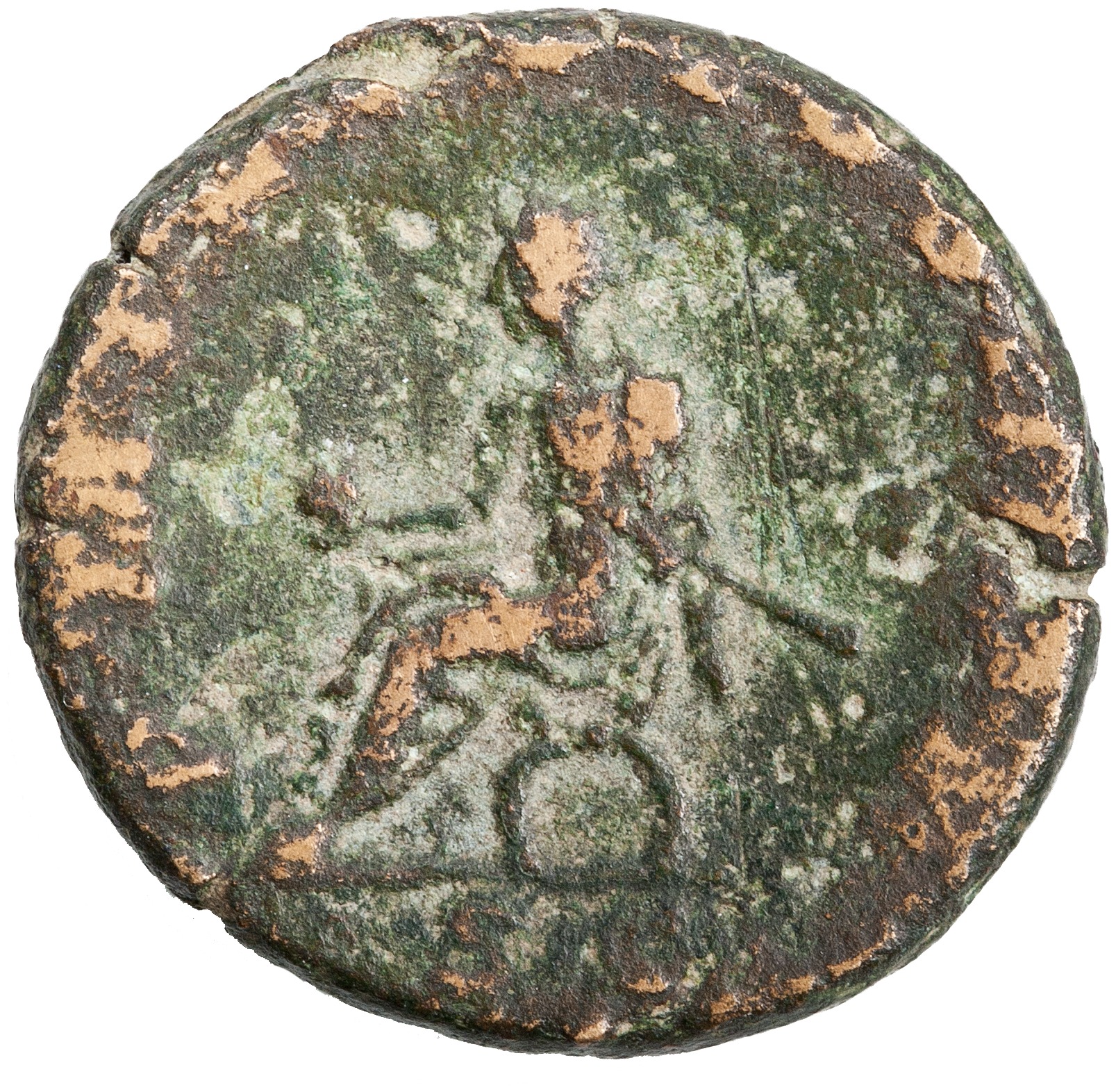 RIC IV Philip I 148B Philip The Arab reverse, Philip the Arab, seated left, on curule chair, holding globe in right hand a...