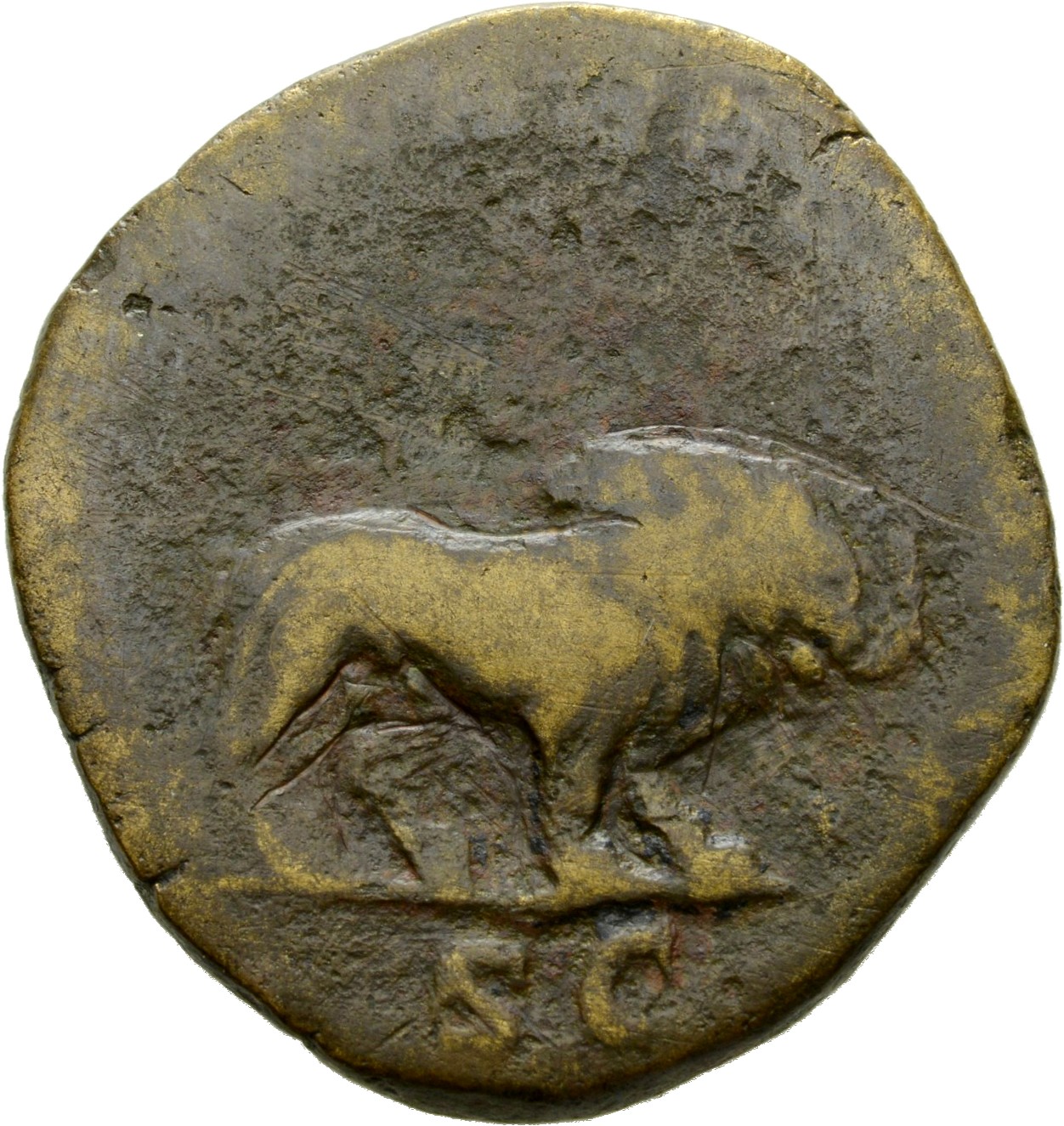 RIC IV Philip I 158 Philip The Arab reverse, Lion, walking right