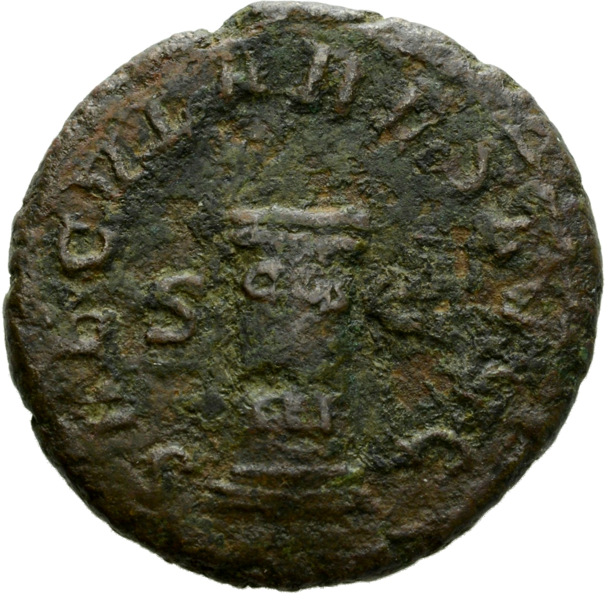 RIC IV Philip I 162B Philip The Arab reverse, Low column inscribed COS III