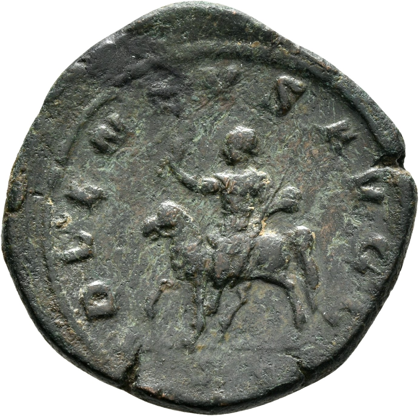RIC IV Philip I 165 Philip The Arab reverse, Philip the Arab, on horse, pacing left, raising right hand and holding spear ...