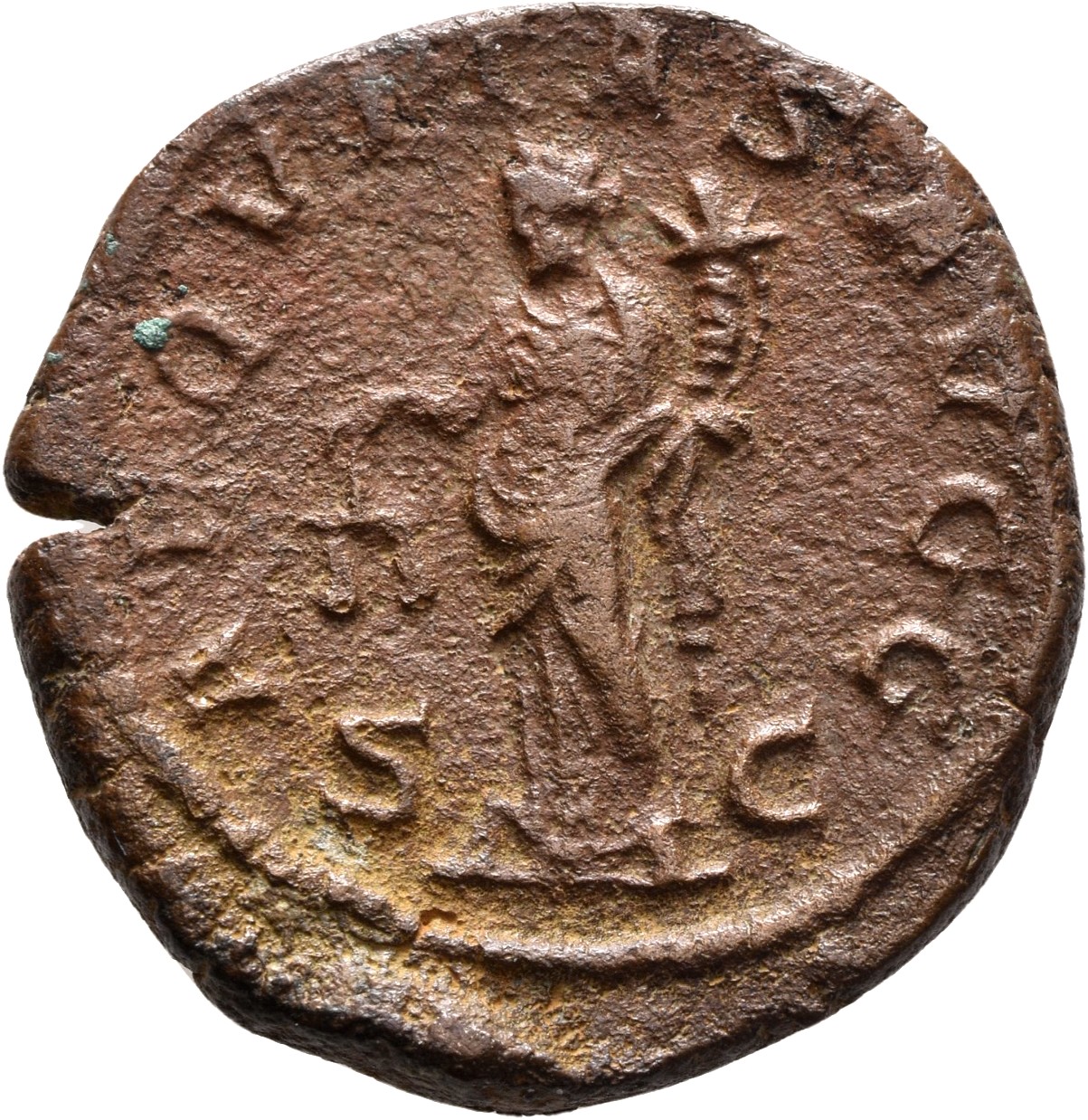 RIC IV Philip I 166 Philip The Arab reverse, Aequitas, draped, standing left, holding scales in right hand and cornucopiae...