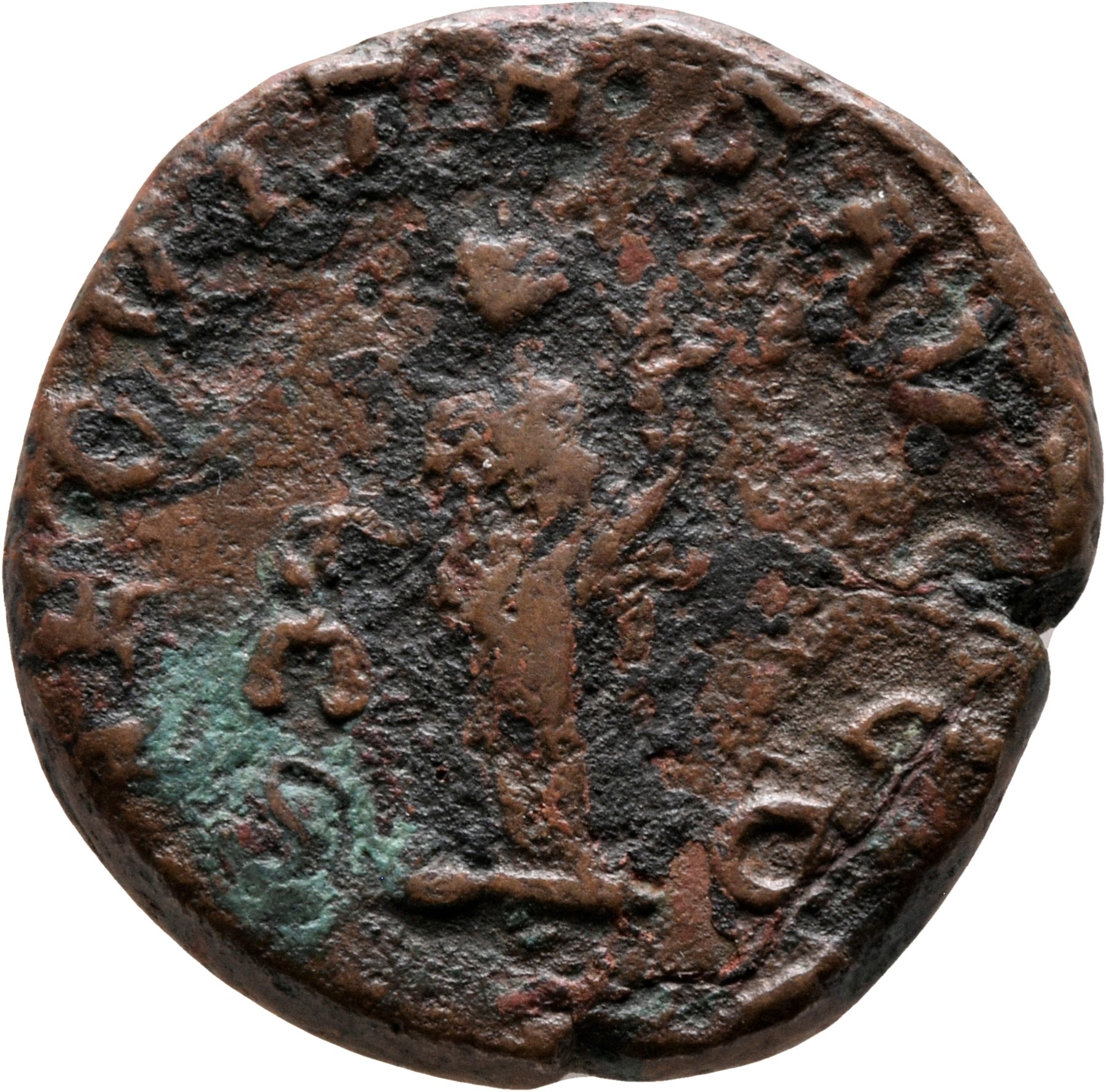 RIC IV Philip I 166 Philip The Arab reverse — Aequitas, draped, standing left, holding scales in right hand and cornucopia...