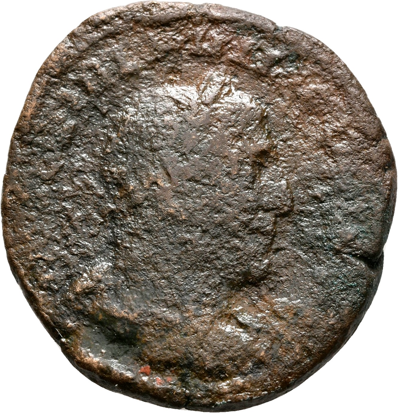 RIC IV Philip I 174A Philip The Arab obverse, Bust of Philip the Arab, laureate, draped, cuirassed, right