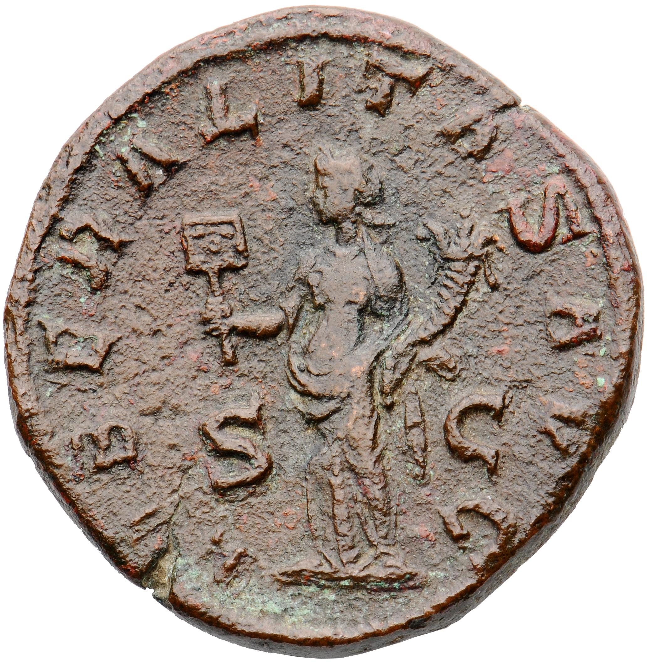 RIC IV Philip I 177 Philip The Arab reverse, Liberalitas, draped, standing left, holding abacus in right hand and cornucop...