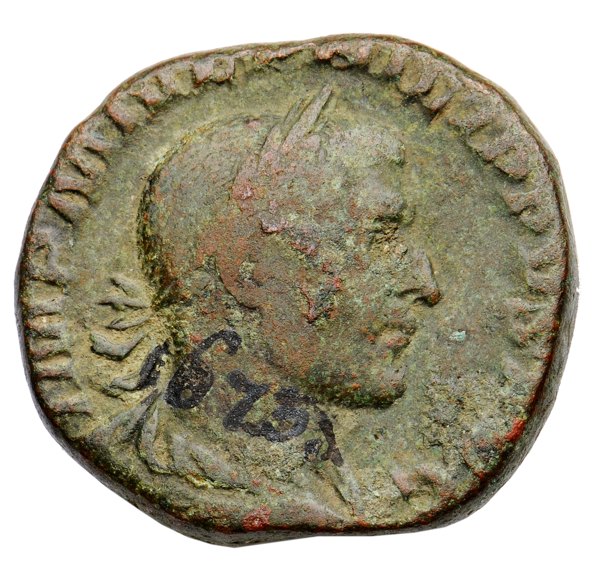RIC IV Philip I 192C Philip The Arab obverse, Bust of Philip the Arab, radiate, draped, cuirassed, right
