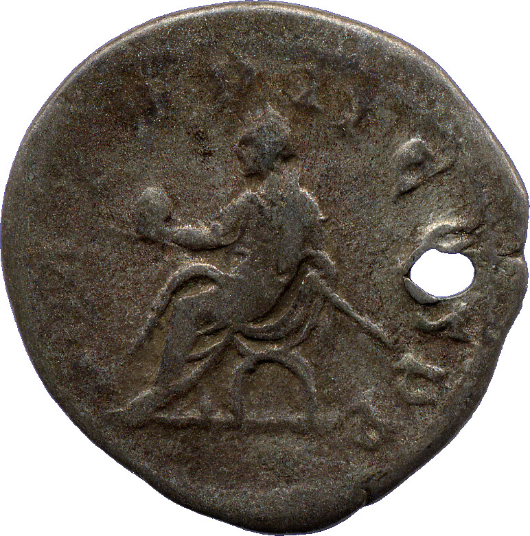 RIC IV Philip I 2 Philip The Arab reverse, Philip the Arab, seated left, on curule chair, holding globe in right hand and ...
