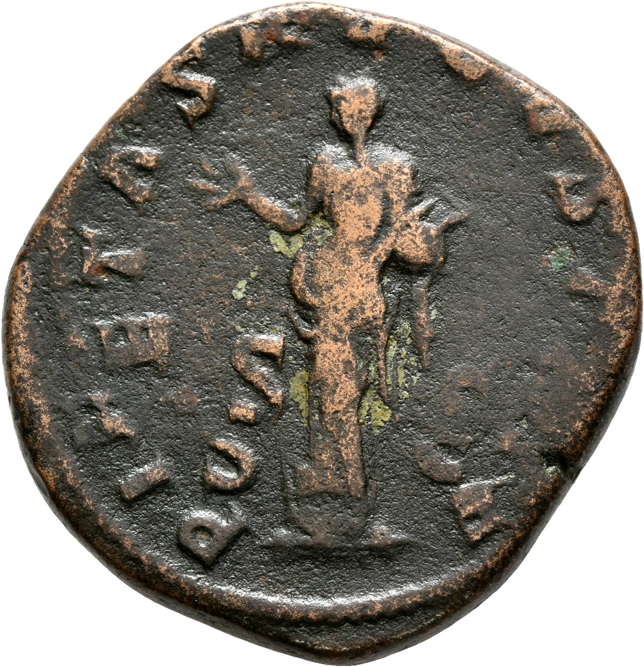 RIC IV Philip I 208A Philip The Arab reverse, Pietas, draped, standing left, raising right hand and holding box of perfume...
