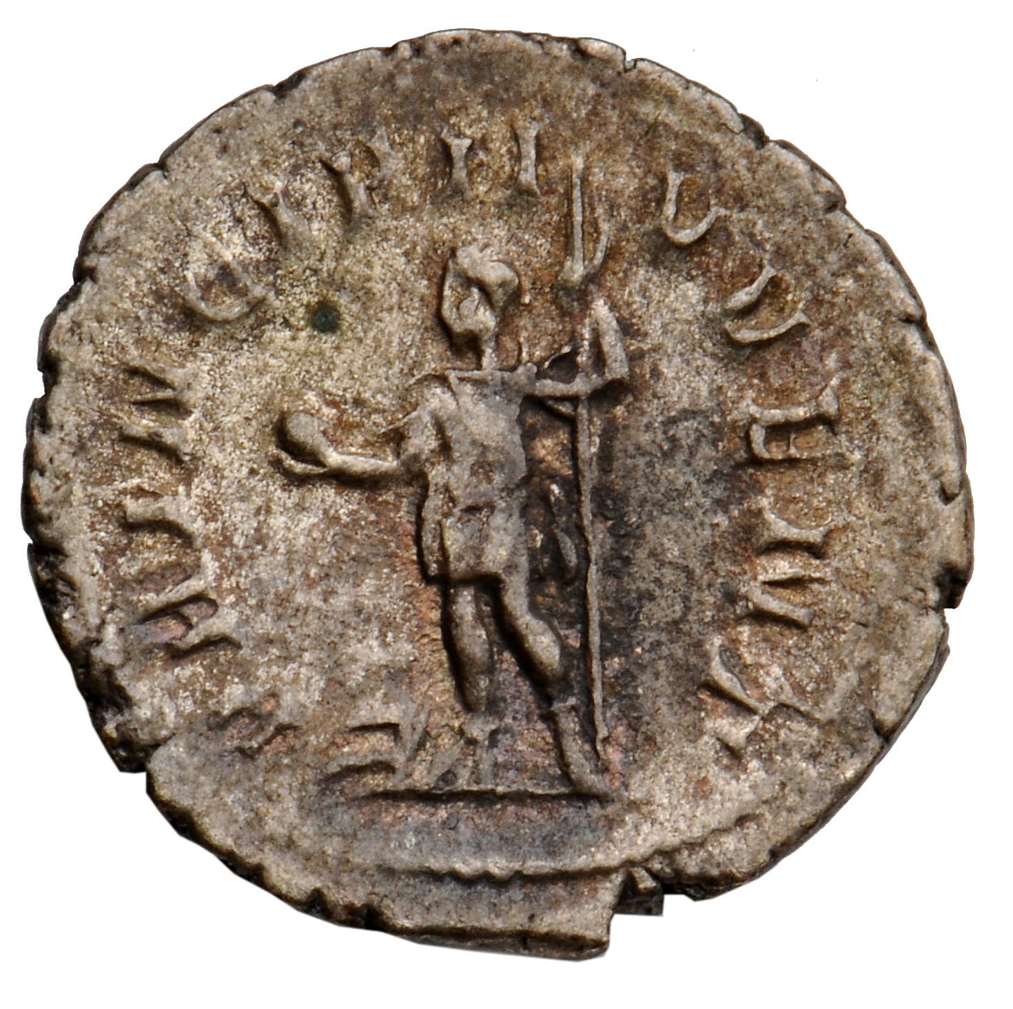 RIC IV Philip I 219 Philip The Arab reverse, Philip II, standing left, holding globe in right hand and standard in left ha...