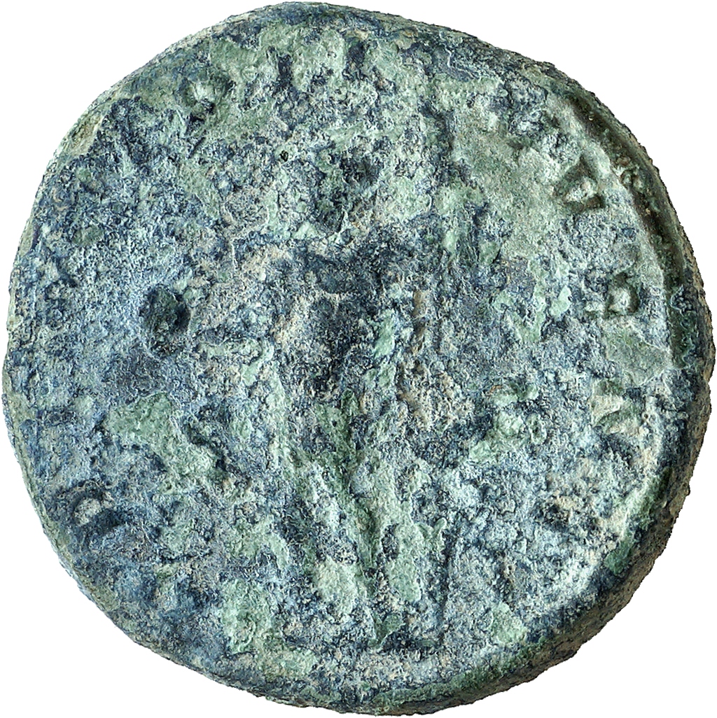 RIC IV Philip I 256A Philip The Arab reverse, Philip II, standing left, holding globe in right hand and vertical spear in ...