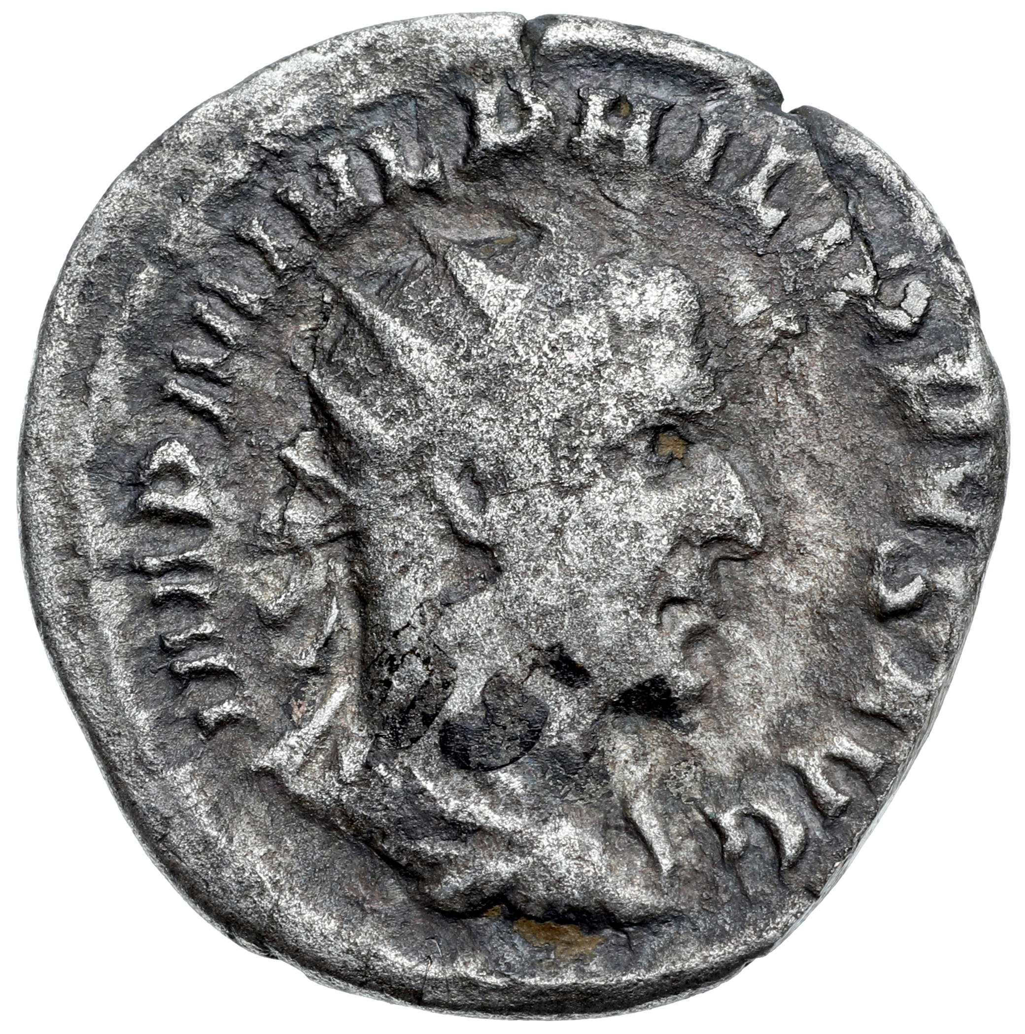 RIC IV Philip I 38B Philip The Arab obverse, Bust of Philip the Arab, radiate, draped, cuirassed, right