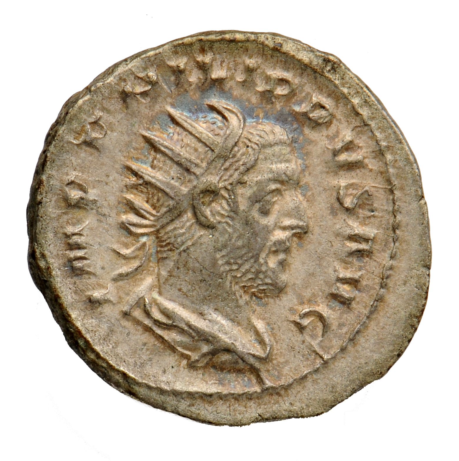 RIC IV Philip I 65 Philip The Arab obverse, Bust of Philip the Arab, radiate, draped, cuirassed, right