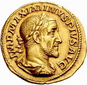 RIC IV Pescennius Niger 13 Pescennius Niger obverse — Head of Pescennius Niger, laureate, right