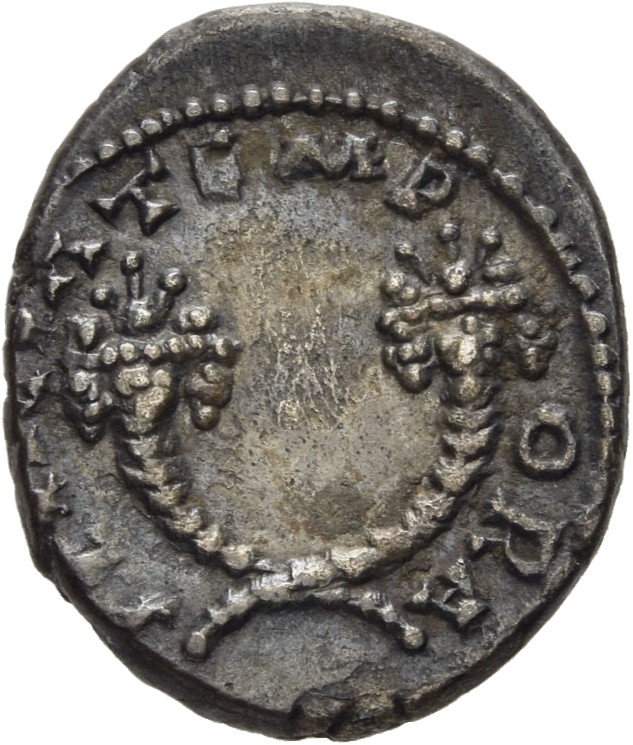 RIC IV Pescennius Niger 13B Pescennius Niger reverse, Two cornucopiae crossed