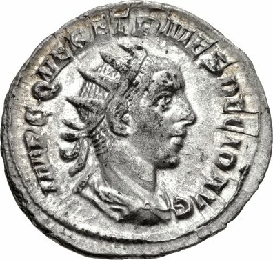 RIC IV Pescennius Niger 32 Pescennius Niger obverse, Head of Pescennius Niger, laureate, right