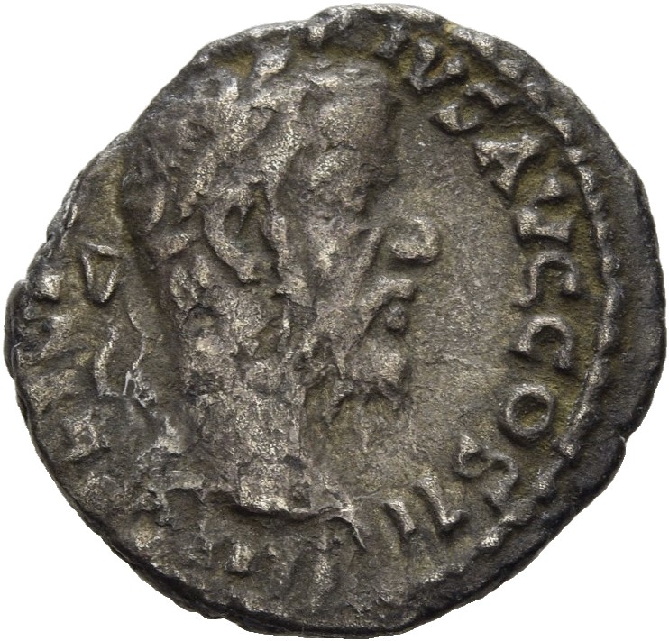 RIC IV Pescennius Niger 59 Pescennius Niger obverse, Head of Pescennius Niger, laureate, right