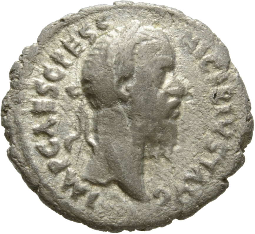 RIC IV Pescennius Niger 75 Pescennius Niger obverse, Head of Pescennius Niger, laureate, right