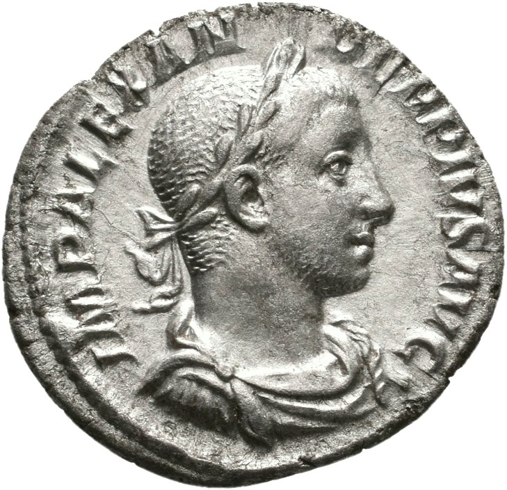 RIC IV Severus Alexander 112c Severus Alexander obverse, Bust of Severus Alexander, laureate, draped, right
