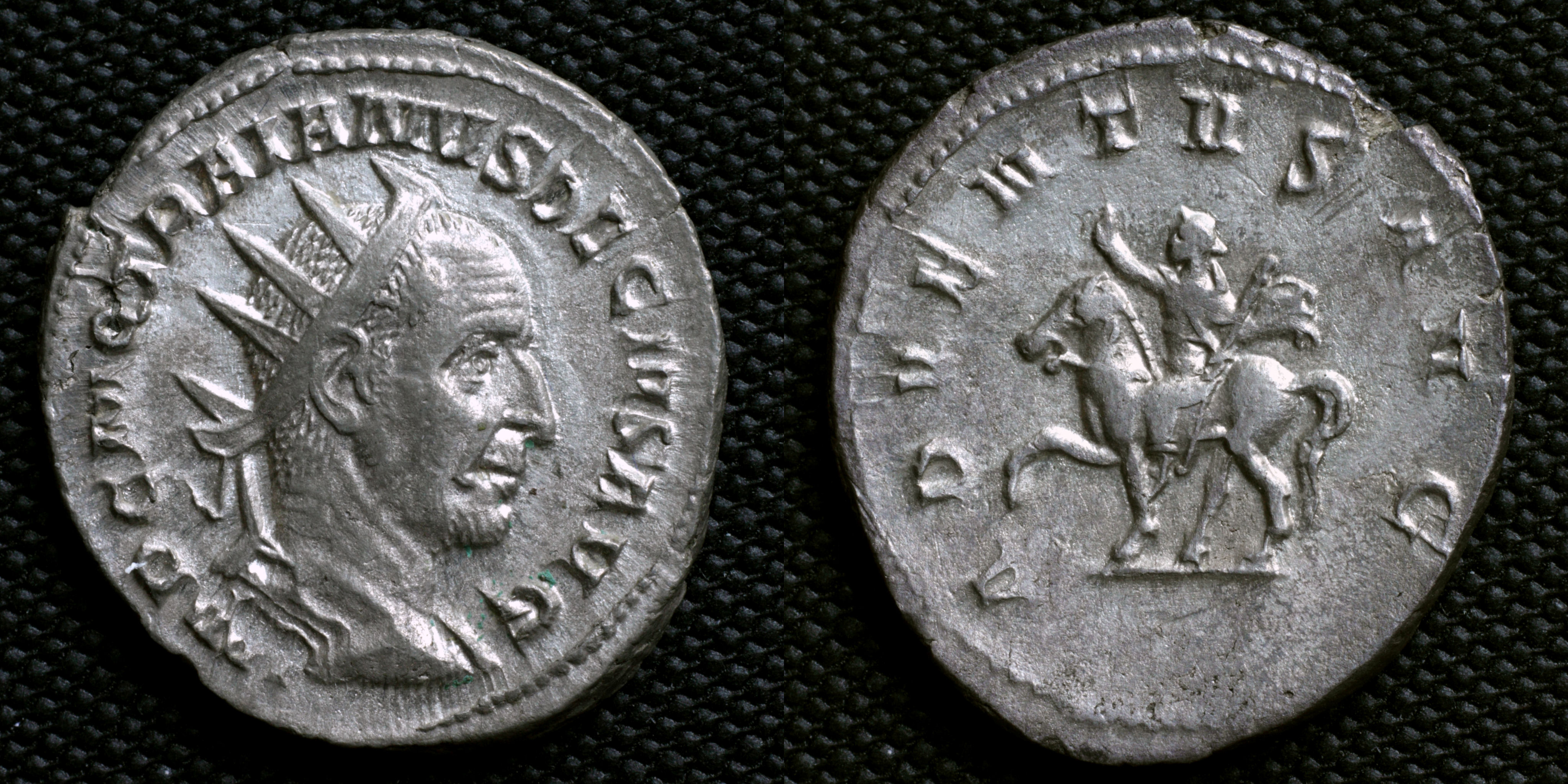 RIC IV Severus Alexander 11b Severus Alexander obverse — Bust of Severus Alexander, larueate, draped, cuirassed, right