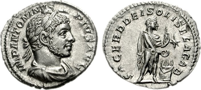 RIC IV Severus Alexander 131 Severus Alexander obverse — Bust of Severus Alexander, laureate, draped, right