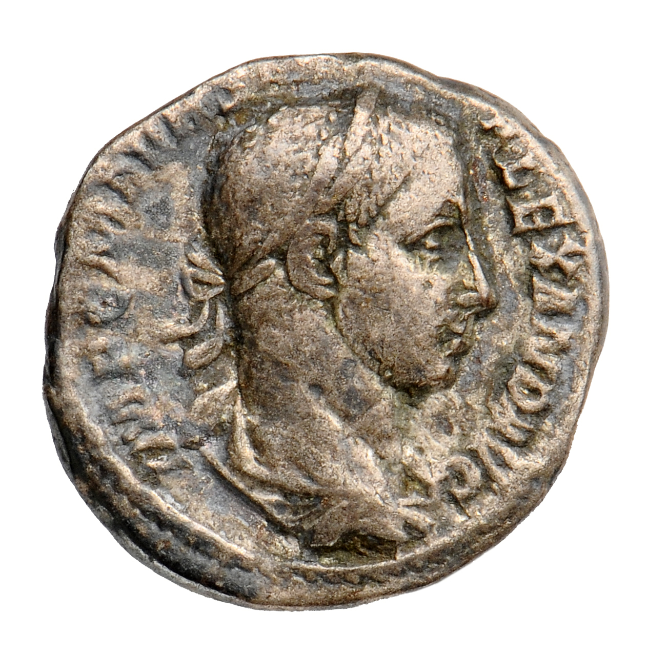 RIC IV Severus Alexander 137 Severus Alexander obverse, Bust of Severus Alexander, laureate, draped, right