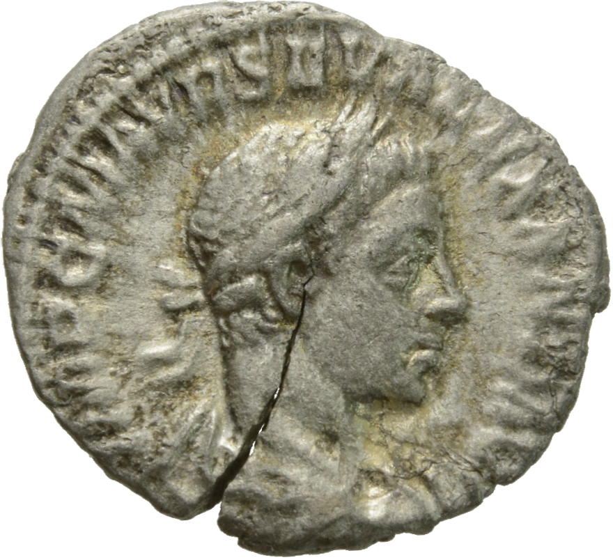 RIC IV Severus Alexander 141c Severus Alexander obverse, Bust of Severus Alexander, laureate, draped, right