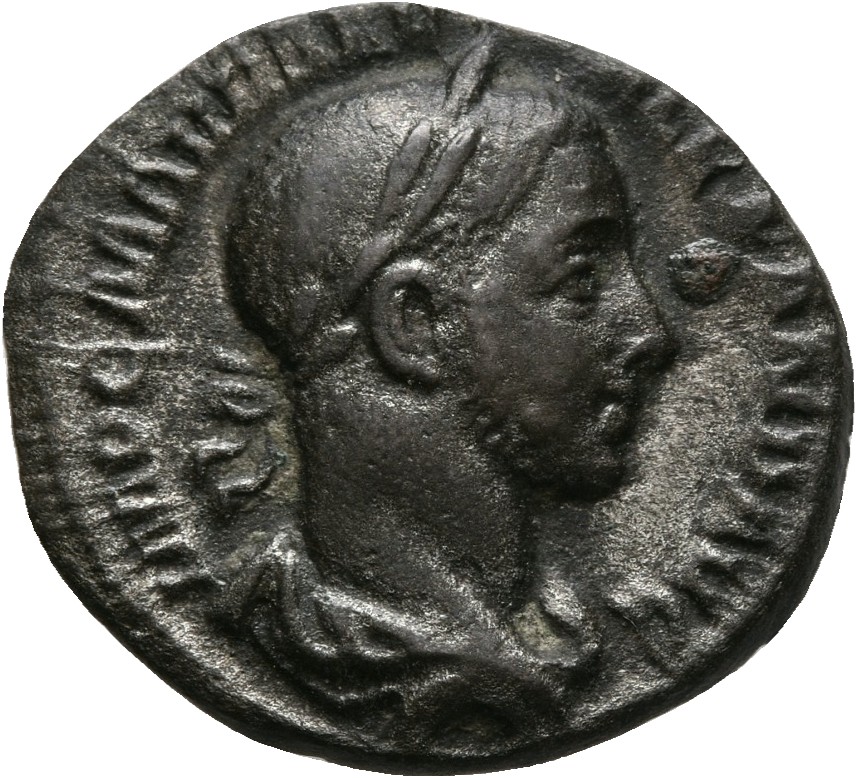 RIC IV Severus Alexander 168 Severus Alexander obverse, Bust of Severus Alexander, laureate, draped, right