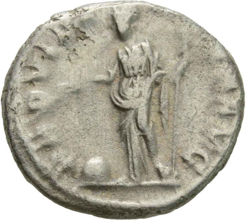 RIC IV Severus Alexander 173 Severus Alexander reverse, Providentia, draped, standing left, holding wand in right hand and...