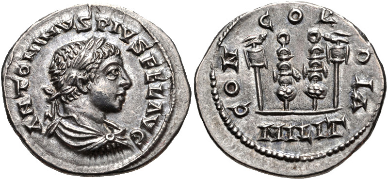 RIC IV Severus Alexander 187 Severus Alexander obverse — Head of Severus Alexander, larueate, right