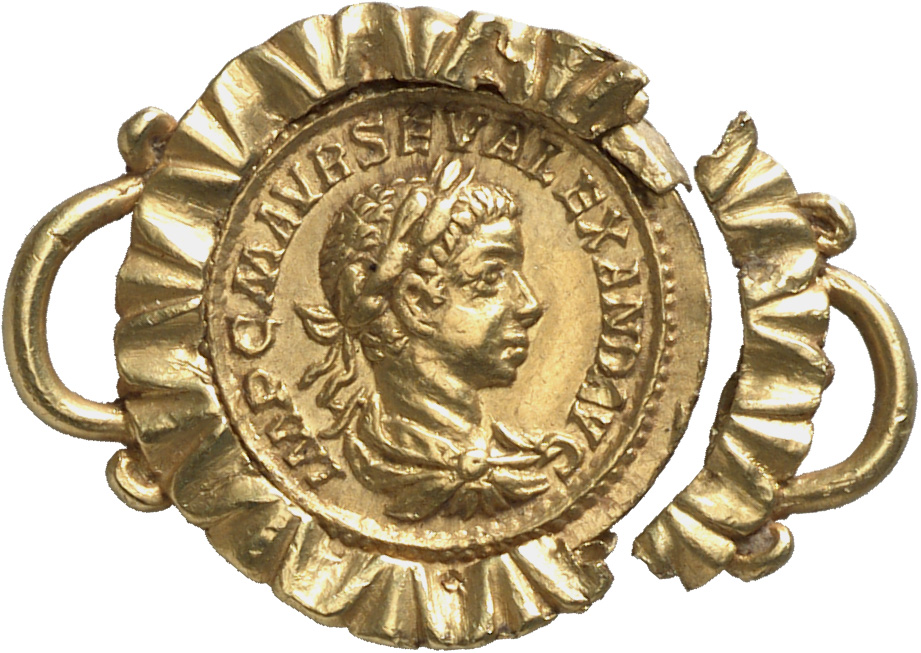 RIC IV Severus Alexander 22 Severus Alexander obverse, Bust of Severus Alexander, larueate, draped, cuirassed, right