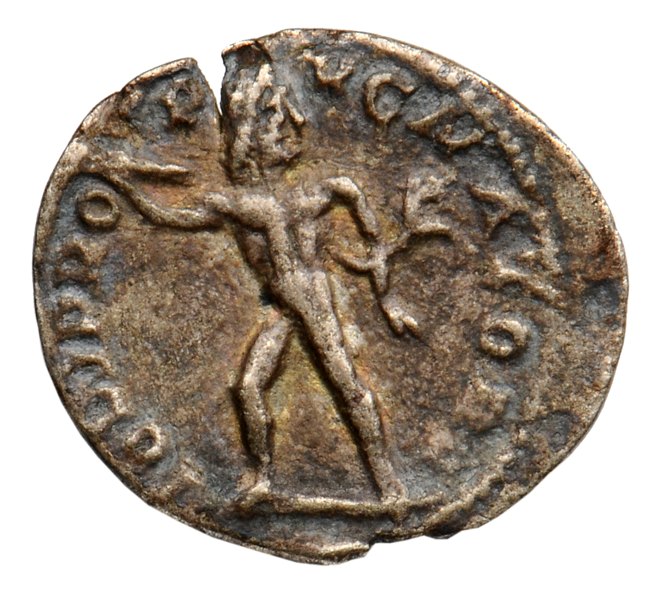 RIC IV Severus Alexander 236 Severus Alexander reverse, Jupiter, standing front, in war-like attitude, left, head right, f...