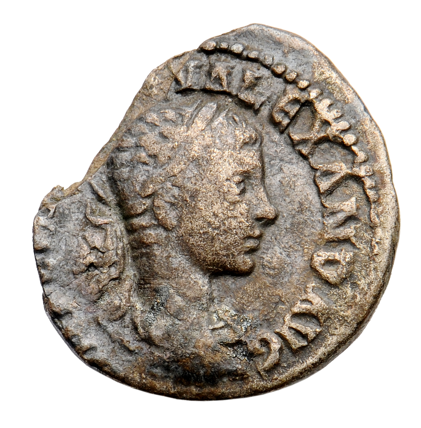 RIC IV Severus Alexander 293 Severus Alexander obverse, Bust of Severus Alexander, laureate, draped, cuirassed, right